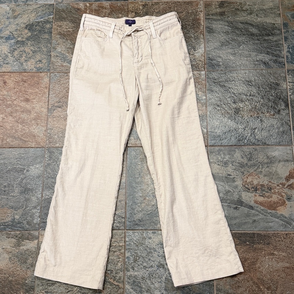 Women's Wide Leg Pants - Tan